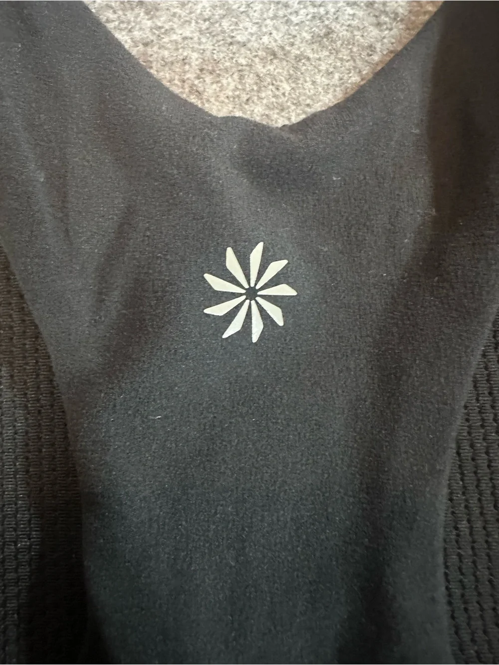 Athleta Girl Black Sports Bra Top